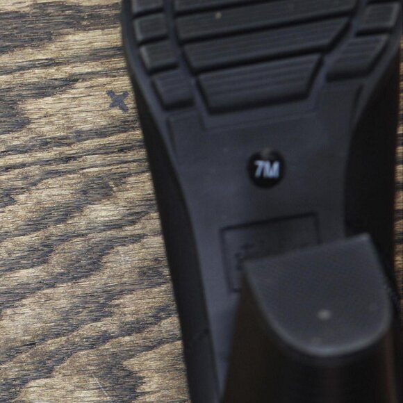 Style & Co. Goring Buckle Accent Cushioned Laleen Round Toe Block Heel Black 7M - Picture 6 of 9